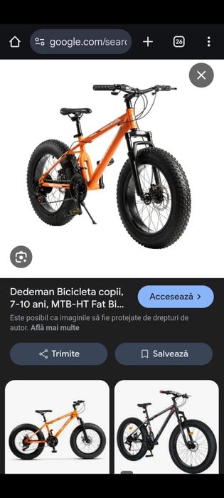 Bicicleta Fatbike Velors Copil