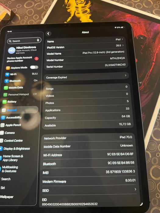 iPad Pro 12.9 inch