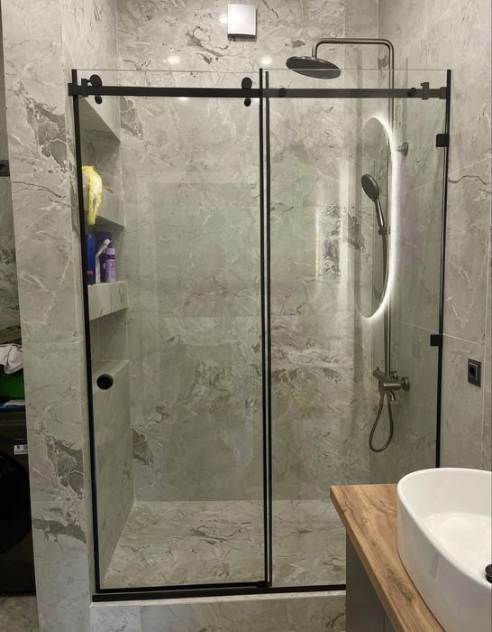 душевые кабины перегородки лестницы столы стекло