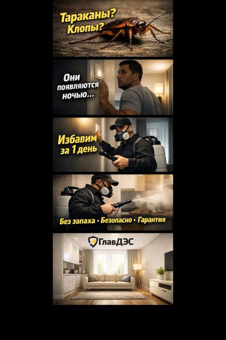 Профессиональная Дезинфекция без запаха