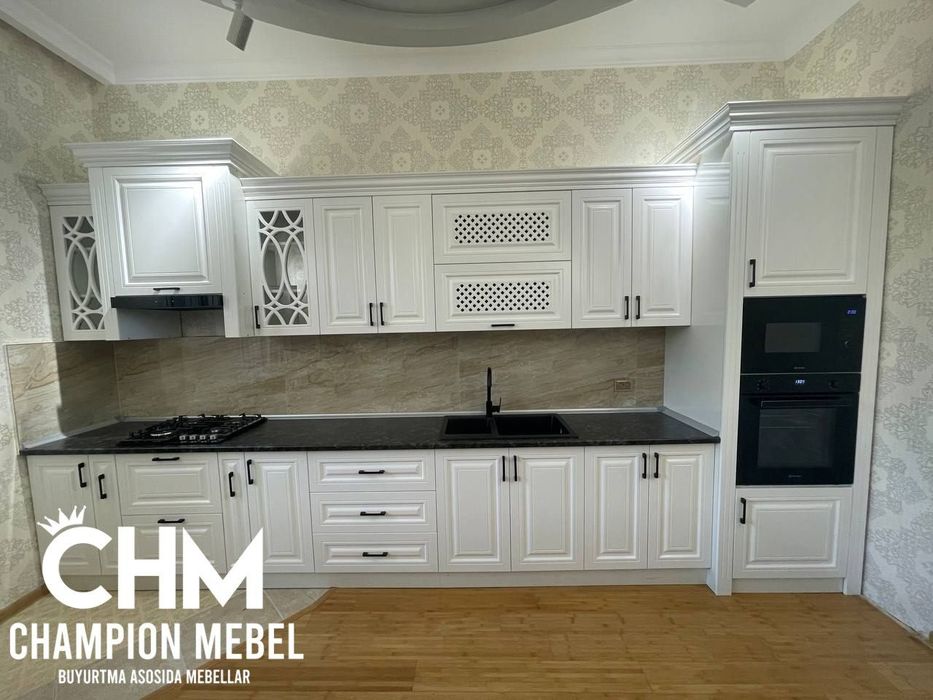 Ошхона мебели |  Кухонный гарнитур НЕО КЛАССИКА из Крашенние МДФ.