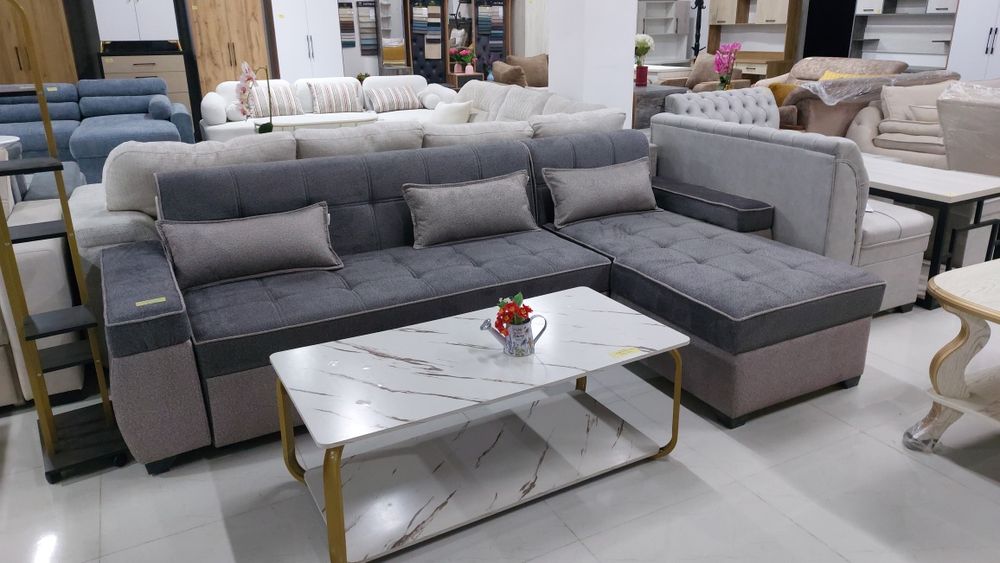 Диван уголок разных видов мебели для гостиной и  офисов