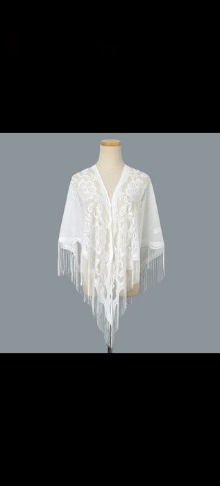 Сәнді үшбұрышты шұңқырлы орамал