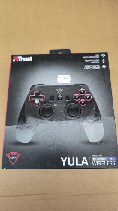 Безжичен джойстик Trust GXT 545 Yula Wireless за PC и PS3