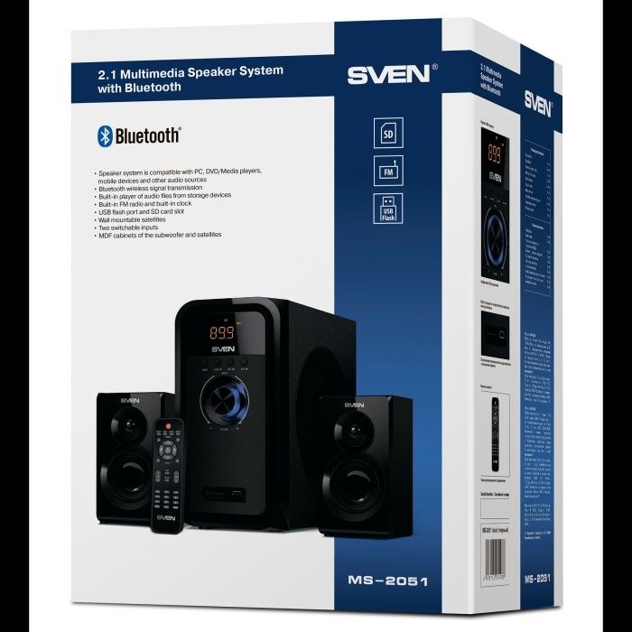Колонки sven ms-2051 (Bluetooth)