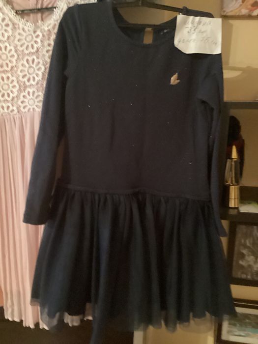 НОВА с етикет Рокля 146 ,рокли 140!маркови