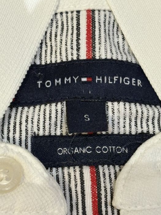 Tommy hilfiger поло белый