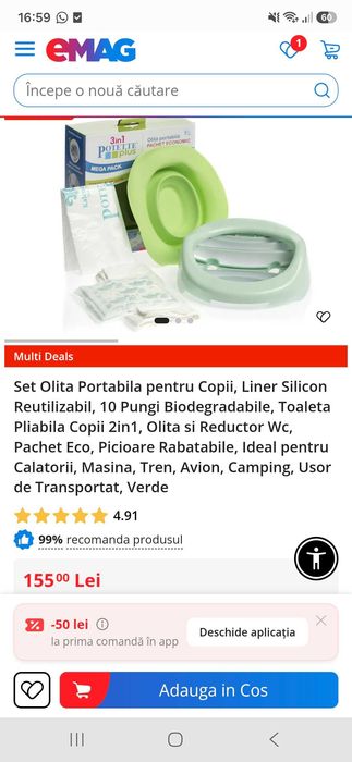 Oliță portabilă.