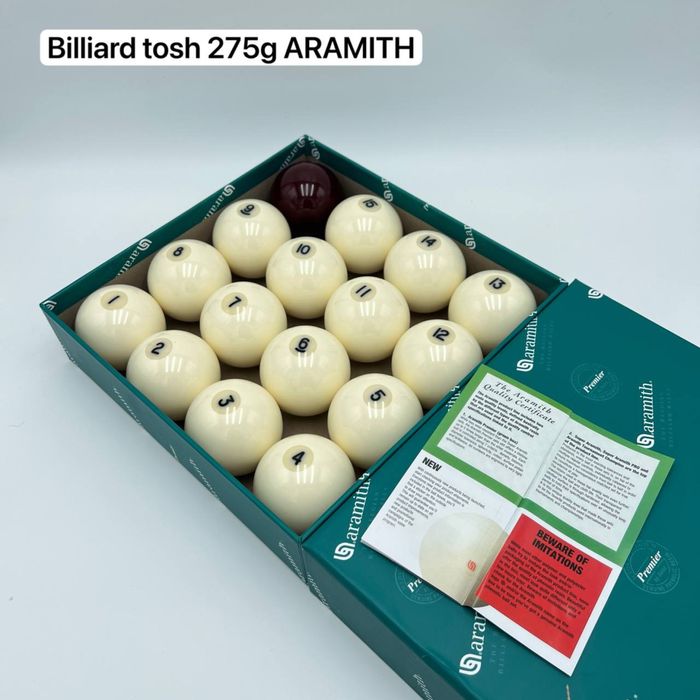 Billiard tosh Aramith 275g razmer 68mm