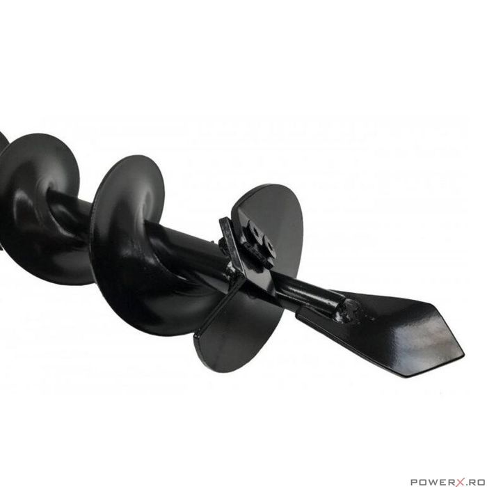 Burghiu pamant calitate premium10 cm x 80 cm, pentru motoburghiu, varf