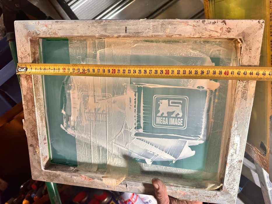 Carusel pentru serigrafie 4 brate + rame