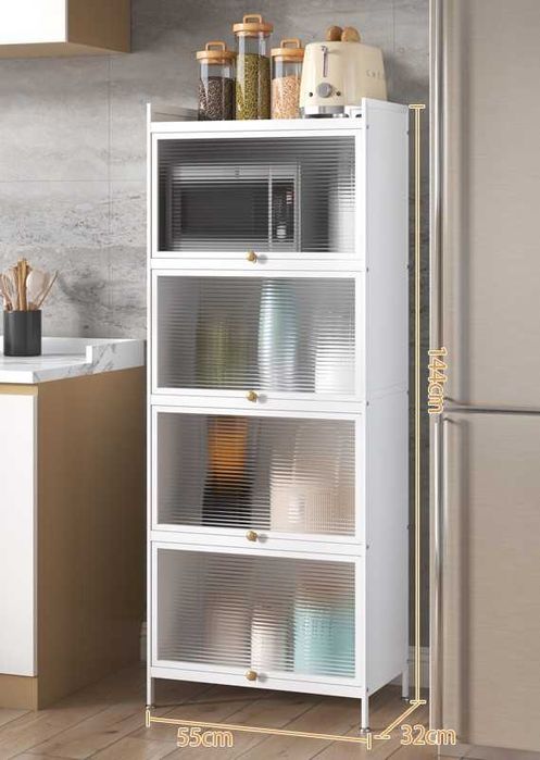 Металлические кухонные полки и шкаф / Metall oshxona polkasi va shkaf