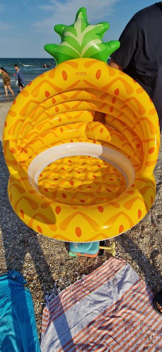 Piscina Gonflabila cu Acoperis pentru Copii, Intex Ananas 102 x 94 cm
