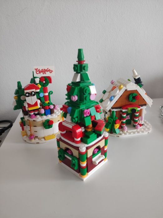 Конструктор влакче, елха, къщичка