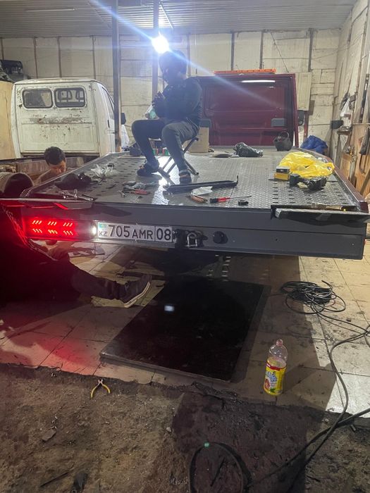 Изготовление платформы на эвакуатор ломанный