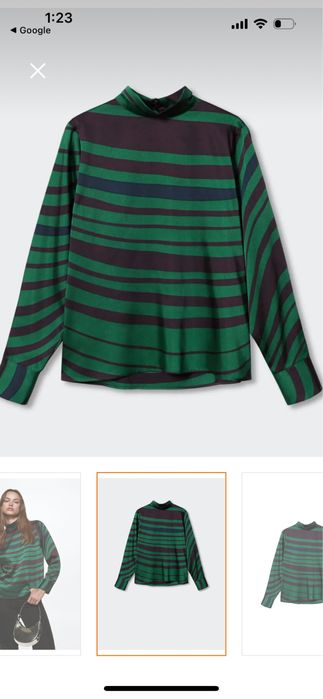 Сатенена блуза на Mango