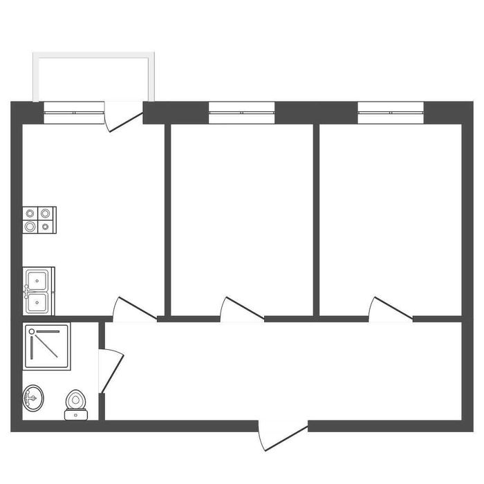 Yu  2х комнатная 64,7м2 квартира ЖК NRG Zamon метро Янгиабад