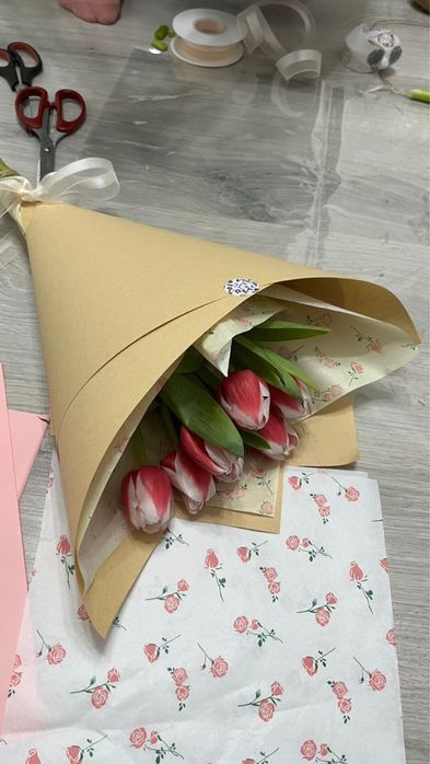 Свежие тюльпаны по 650