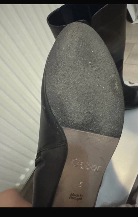 Cizme negre pielr Gabor