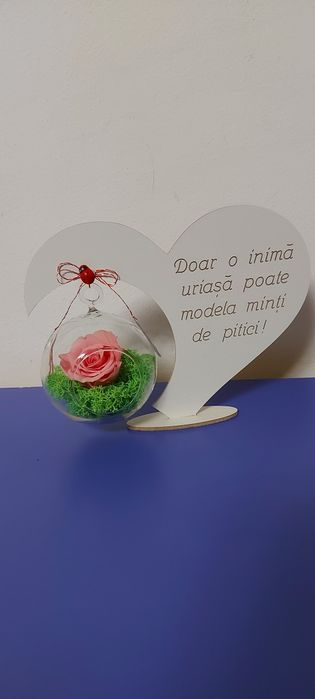 Inimioare cu trandafiri criogenati