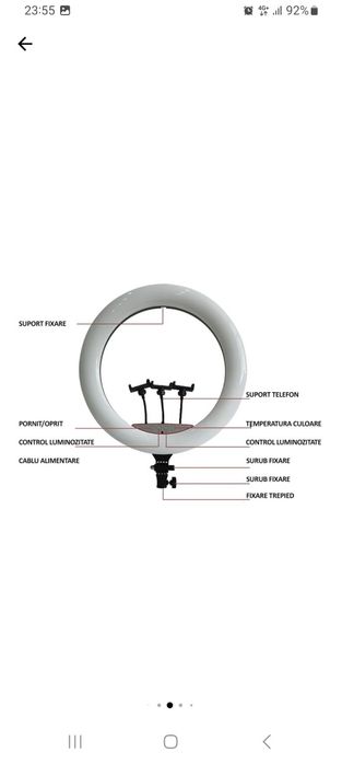 Lampa circulara profesionala  noua