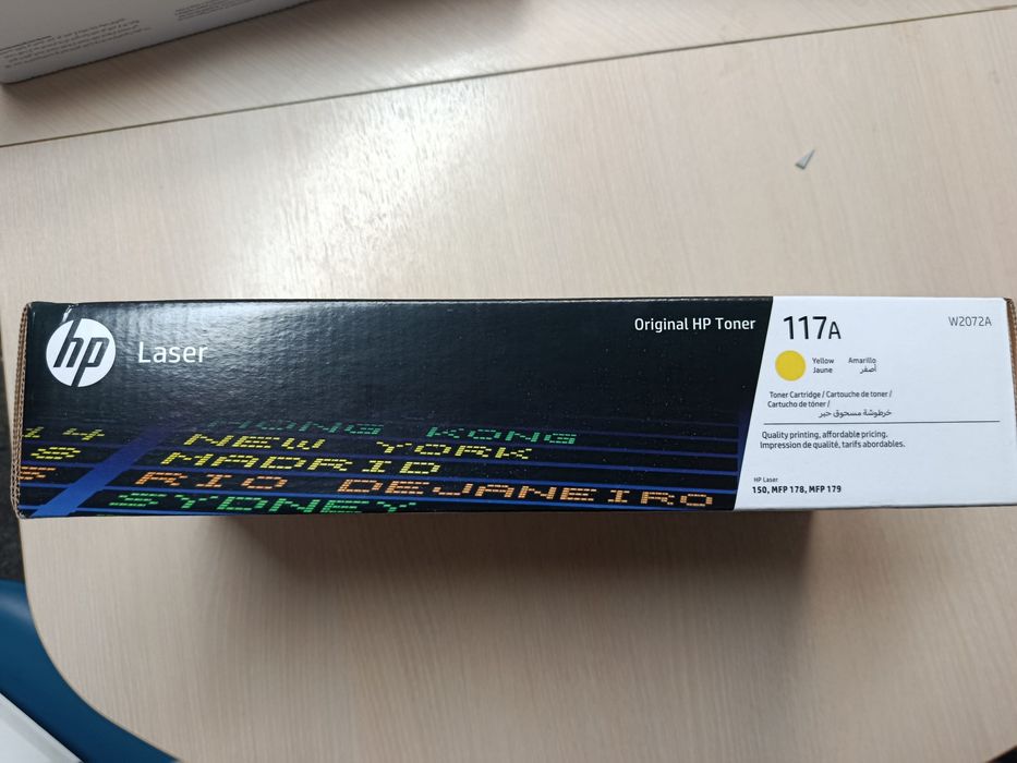 Toner Laser Hp 117A Galben Sigilat