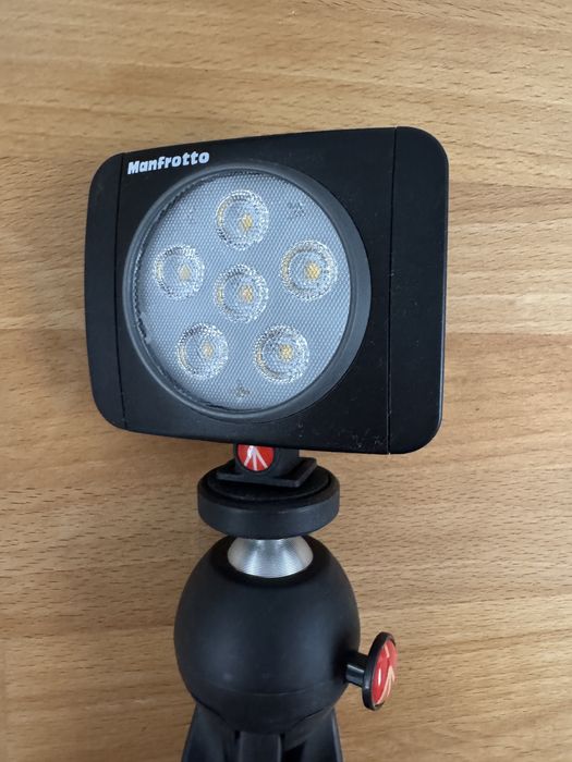 Vand lampa +stativ Manfrotto