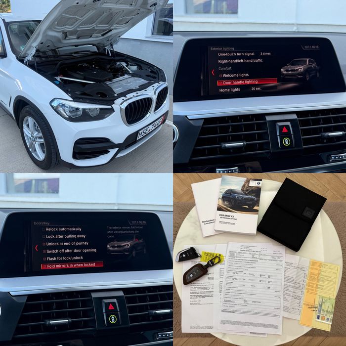 Bmw X3 *G01* *xDrive* *2.0d* *B47* *190cp* *LED* *CAMERA* *ALB PERLAT* *COLLISION* *145.000 KM *