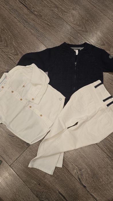 Ризана Zara, панталон Bikkembergs,  жилетка Zara размер 98см или 2-3 години