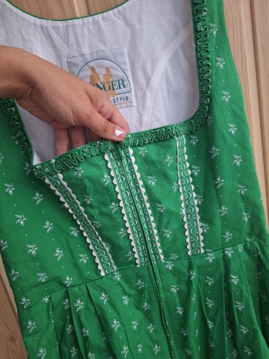 Rochie Dirndl verde Wenger Austrian Style – mărimea 32 Oktoberfest