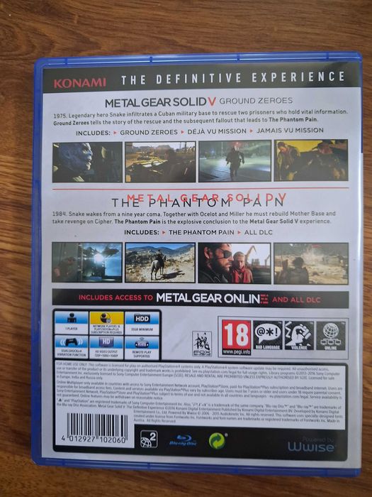 Metal gear solid phantom pain ps4