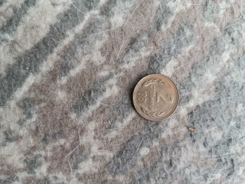 Рядка монета от 2 ст.