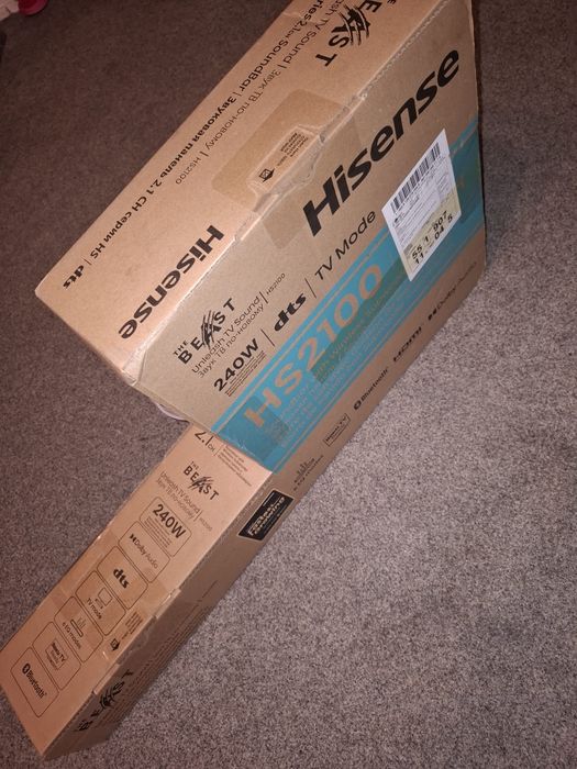 Sundbar Hisense HS2100 240w