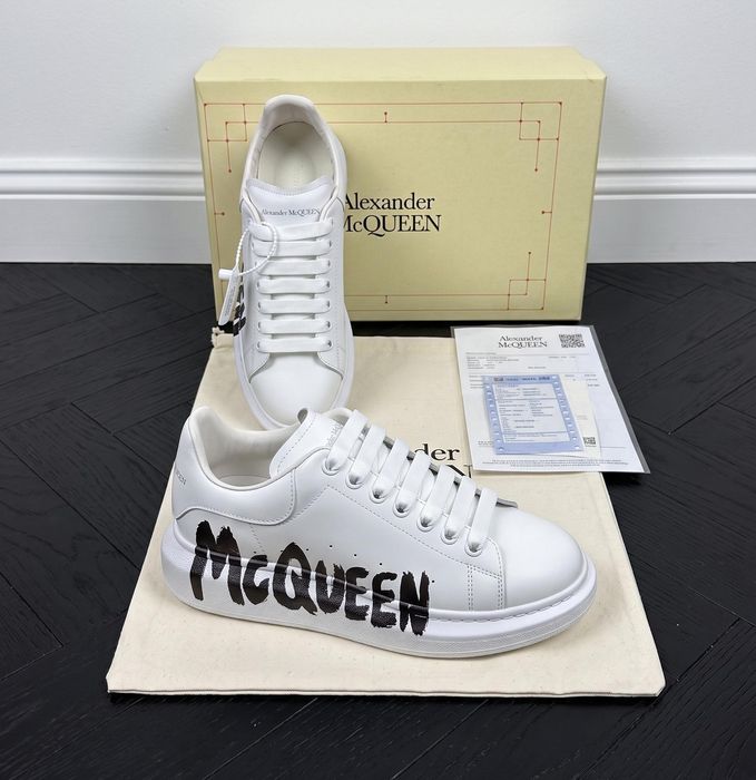 Adidasi Alexander Mcqueen Alb - Full Box