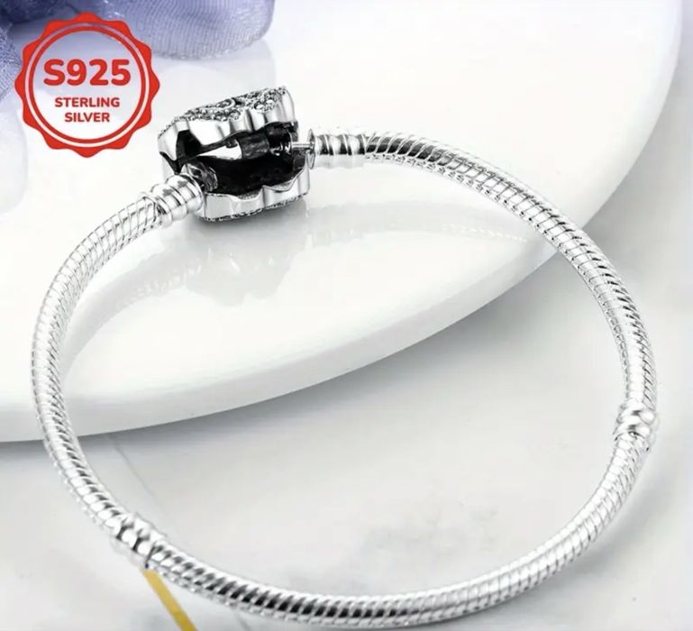 Сребърна гривна за талисмани Сребро S925