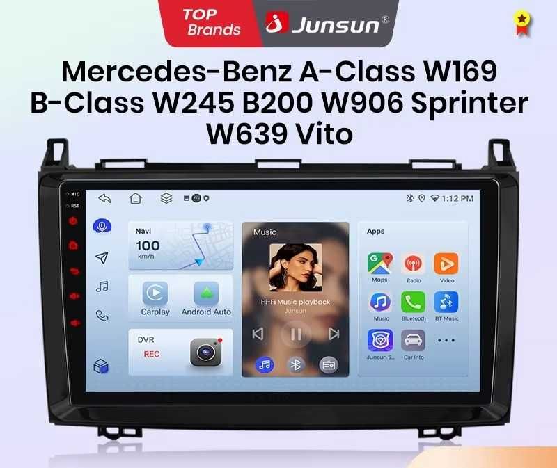 Navigatie android Mercedes A B Class Sprinter Vito W169 W639 W245 W906