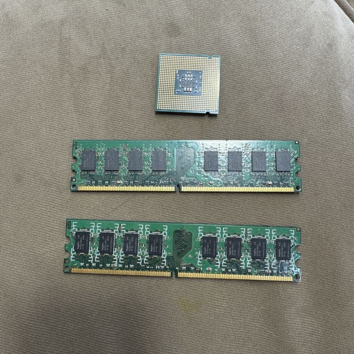Продам оперативный память, процессор intel
