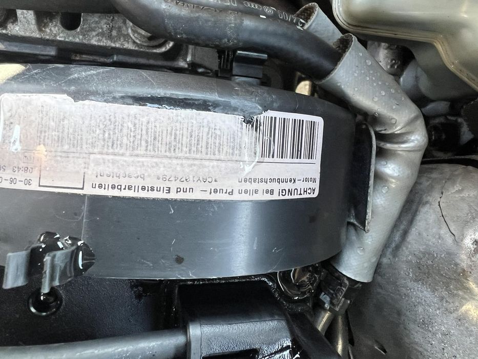 VW Golf 6 1.6 105 кс.код на мотора CAY