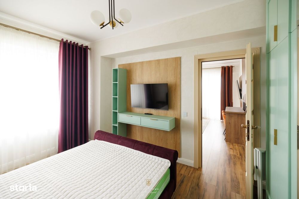 Intabulat! De vânzare apartament 3 camere mobilat premium, Royal Town