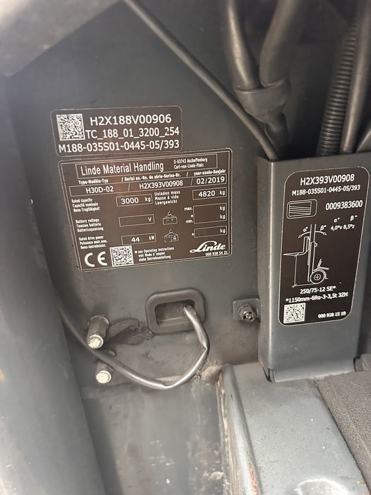 Stivuitor linde H30-25 diesel anul 2019 si 2016 (nu still,toyota)