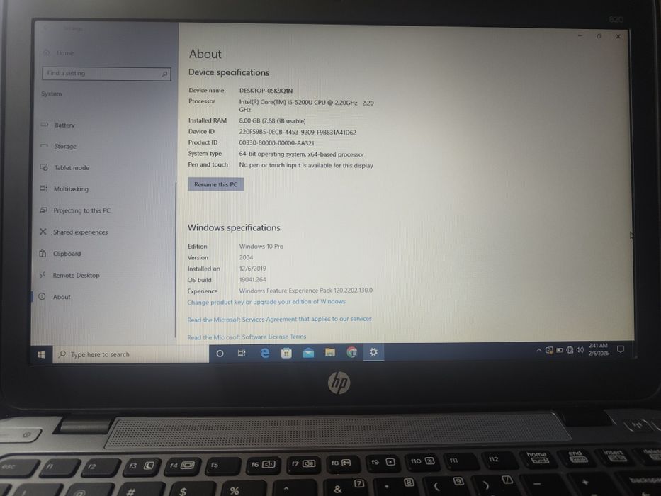HP EliteBook 820