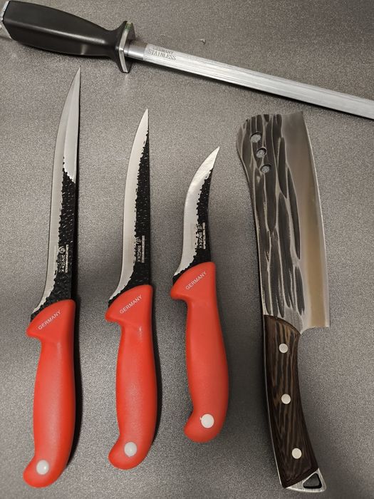 SET Cutite Macelarie 5 piese Germany RED