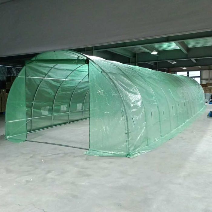 Solar de grădină 6x3x2m, polietilenă 180 g/m2, rezistentă la UV, țeavă 25 * 0.7mm