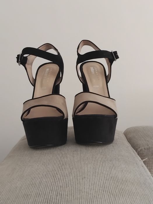 sandale piele intoarsa nr 37