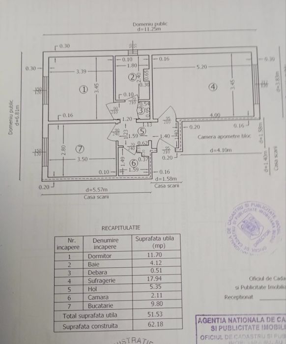 Apartament 2 camere parter  Broșteni Brosteni