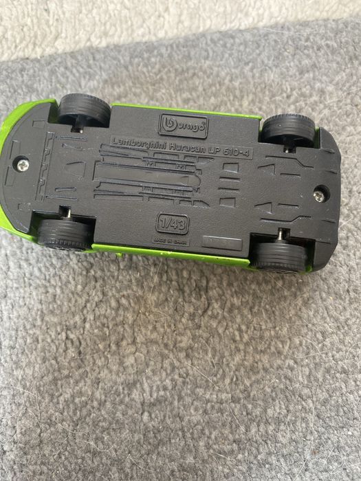 Зелена количка за игра на Lamborgini