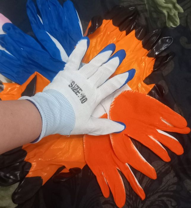 Рабочие перчатки . ПИШИТЕ