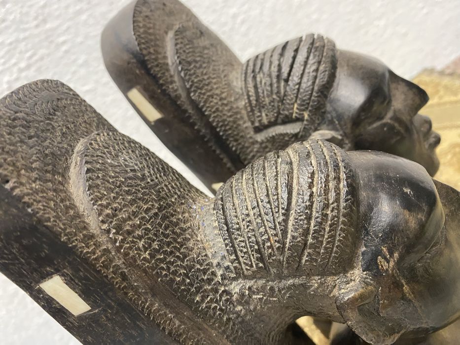 Стари стопери за книги екзотично дърво