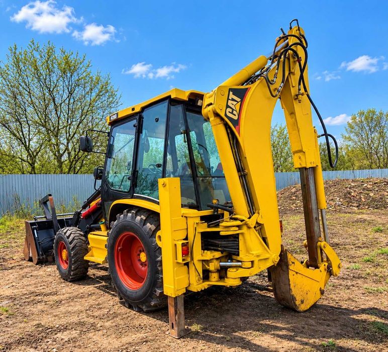 Buldoexcavator Caterpillar 428D 2005, 6093 ore