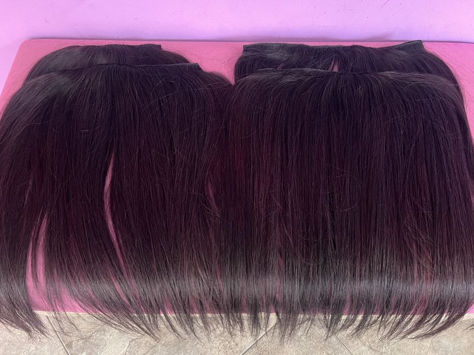 Естествена тайландска коса 200гр 60см